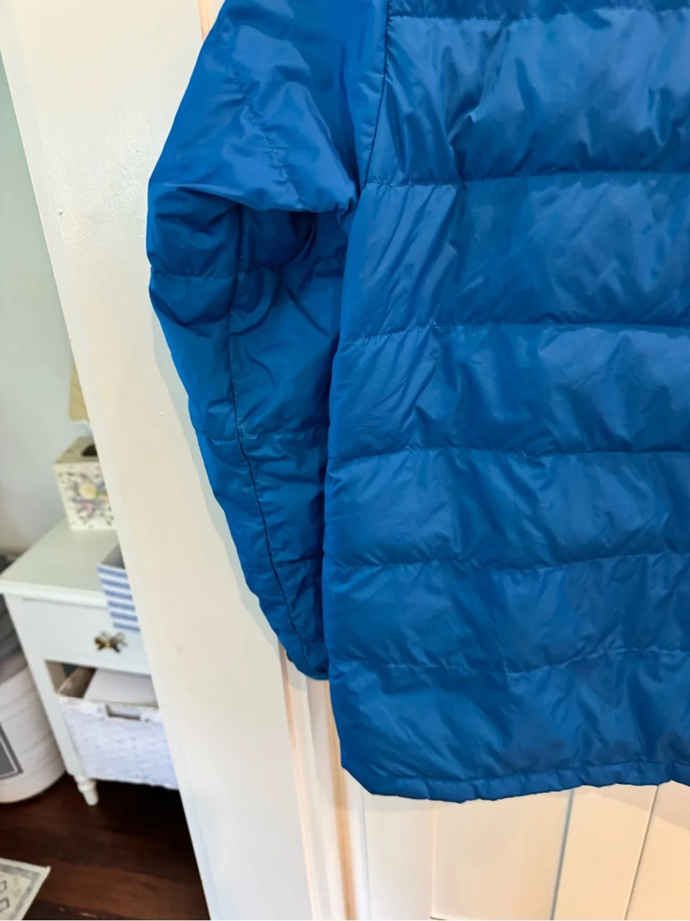 The North Face kids Bright Blue Puffer Jacket